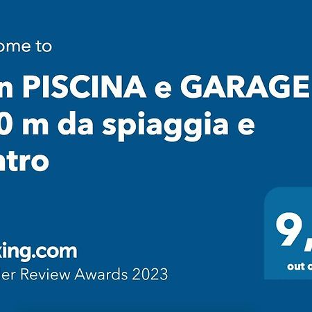 Con PISCINA e GARAGE a 300 m da spiaggia e centro Torre dell'Orso Esterno foto